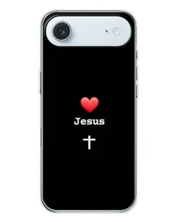 Чехол для iPhone 17 Air с картинкой «Сердце - Jesus» Чехол для iPhone 17 Air с картинкой «Сердце - Jesus»