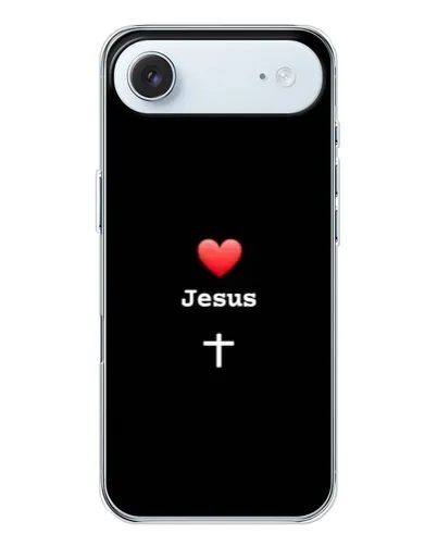 Чехол для iPhone 17 Air с картинкой «Сердце - Jesus» Чехол для iPhone 17 Air с картинкой «Сердце - Jesus»