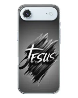 Чехол для iPhone 17 Air с картинкой «Надпись Jesus Graffiti»