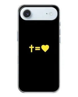 Чехол для iPhone 17 Air с картинкой «Сердце и Крест»