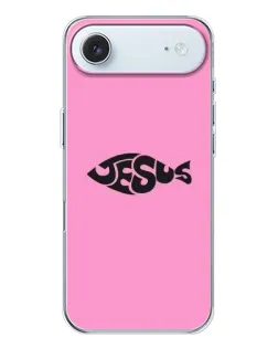 Чехол для iPhone 17 Air с картинкой «Розовый символ  Jesus»