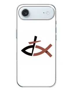 Чехол для iPhone 17 Air с картинкой «Рыба и крест»