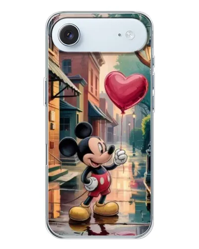 Чехол для iPhone 17 Air с картинкой «Микки и шарик-сердце» Чехол для iPhone 17 Air с картинкой «Микки и шарик-сердце»