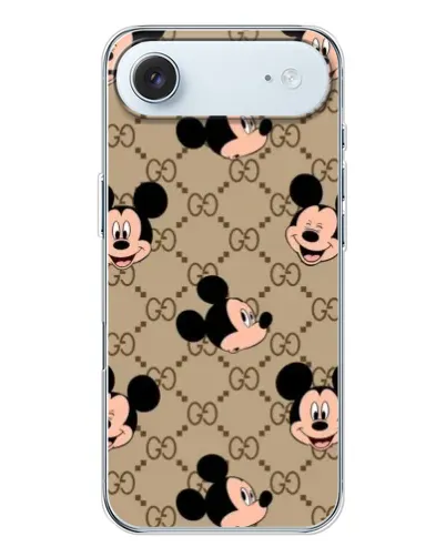 Чехол для iPhone 17 Air с картинкой «Брендовый паттерн Микки» Чехол для iPhone 17 Air с картинкой «Брендовый паттерн Микки»