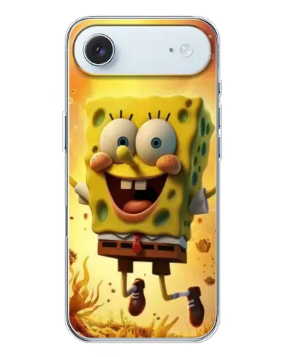 Чехол для iPhone 17 Air с картинкой «Губка Боб прыгает»