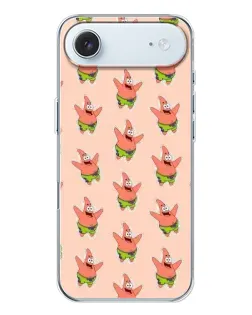 Чехол для iPhone 17 Air с картинкой «Патрик Стар паттерн»