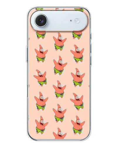 Чехол для iPhone 17 Air с картинкой «Патрик Стар паттерн»
