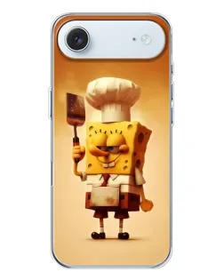 Чехол для iPhone 17 Air с картинкой «Губка Боб повар»