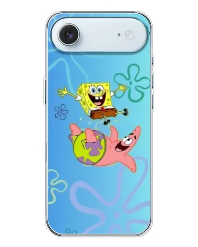 Чехол для iPhone 17 Air с картинкой «Спанч Боб и Патрик»