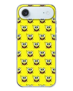 Чехол для iPhone 17 Air с картинкой «Паттерн Губка Боб»