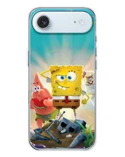 Чехол для iPhone 17 Air с картинкой «Спанч Боб победитель»