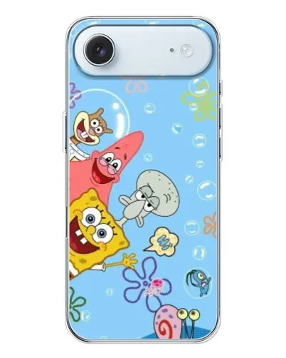 Чехол для iPhone 17 Air с картинкой «Веселые пузырьки»