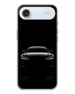 Чехол для iPhone 17 Air с картинкой «Силуэт Tesla Night»