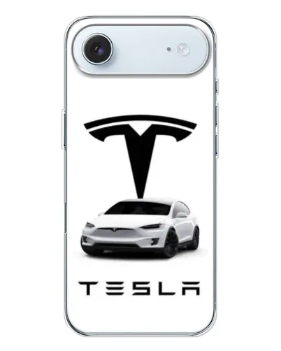Чехол для iPhone 17 Air с картинкой «Tesla White Style» Чехол для iPhone 17 Air с картинкой «Tesla White Style»