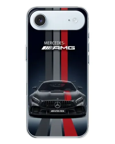 Чехол для iPhone 17 Air с картинкой «Mercedes — белый карбон»