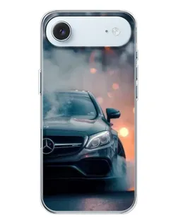 Чехол для iPhone 17 Air с картинкой «Mercedes — ночной город»