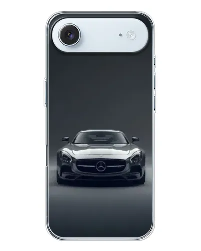 Чехол для iPhone 17 Air с картинкой «Mercedes на черном»