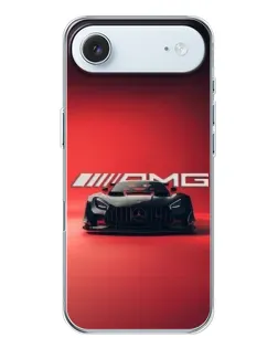 Чехол для iPhone 17 Air с картинкой «Mercedes AMG — красная линия»