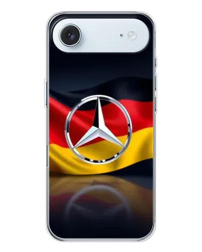 Чехол для iPhone 17 Air с картинкой «Mercedes — флаг Германии»