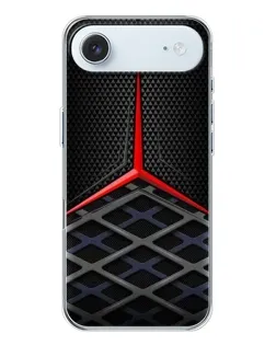 Чехол для iPhone 17 Air с картинкой «Mercedes Carbon Grid»
