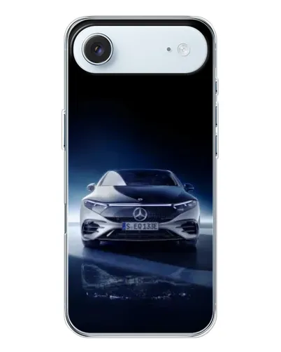 Чехол для iPhone 17 Air с картинкой «Ночной Mercedes EQ»