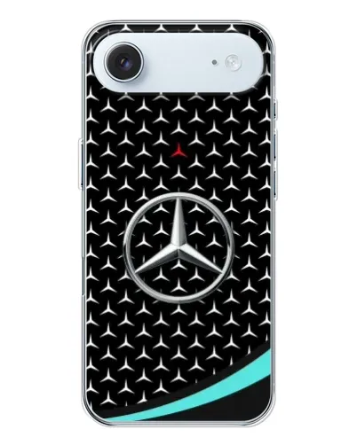 Чехол для iPhone 17 Air с картинкой «Mercedes — бирюзовый акцент»