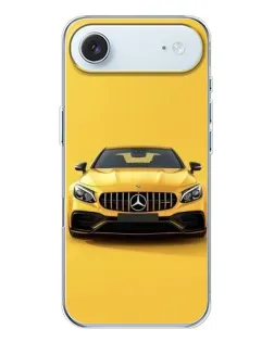 Чехол для iPhone 17 Air с картинкой «Желтый Mercedes GT»
