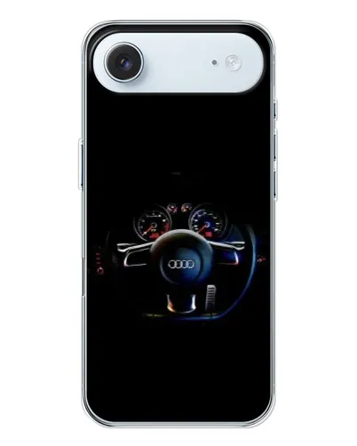 Чехол для iPhone 17 Air с картинкой «Салон Audi — руль»