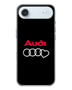 Чехол для iPhone 17 Air с картинкой «Логотип Audi Heart»