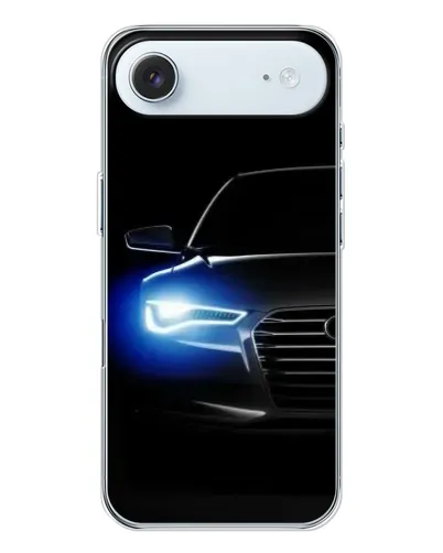 Чехол для iPhone 17 Air с картинкой «Неоновый взгляд Audi»