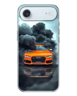 Чохол для iPhone 17 Air з картинкою «Audi у хмарах диму»