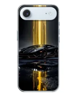 Чехол для iPhone 17 Air с картинкой «Ночной Lamborghini драйв»