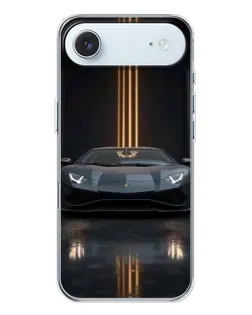Чехол для iPhone 17 Air с картинкой «Lamborghini золотые линии»