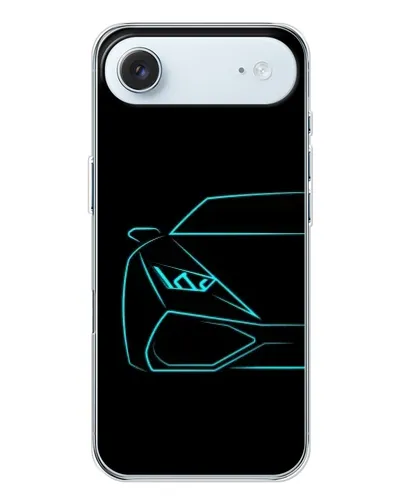 Чехол для iPhone 17 Air с картинкой «Голубой силуэт Lamborghini» Чехол для iPhone 17 Air с картинкой «Голубой силуэт Lamborghini»