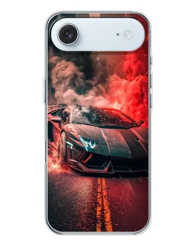 Чехол для iPhone 17 Air с картинкой «Lamborghini красный дым» Чехол для iPhone 17 Air с картинкой «Lamborghini красный дым»