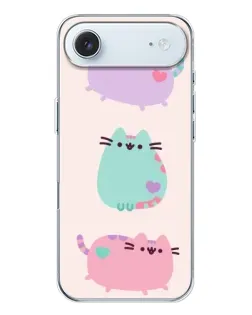 Чехол для iPhone 17 Air с картинкой «Pusheen трио»