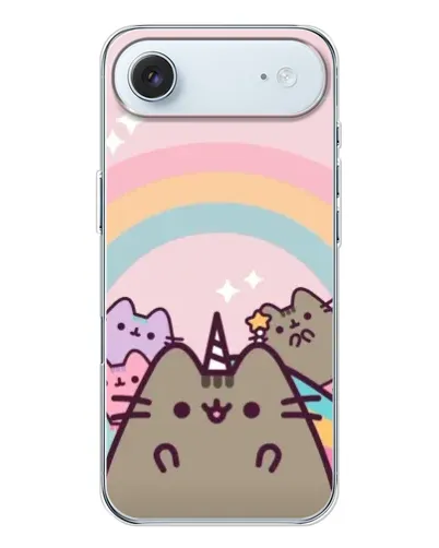 Чехол для iPhone 17 Air с картинкой «Единорог Pusheen» Чехол для iPhone 17 Air с картинкой «Единорог Pusheen»
