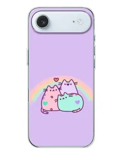 Чехол для iPhone 17 Air с картинкой «Радужные Пушины»