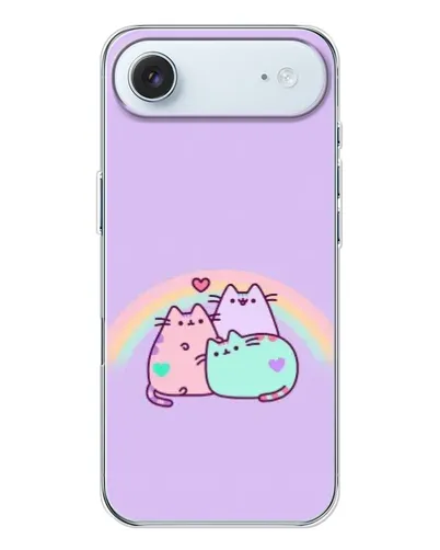 Чехол для iPhone 17 Air с картинкой «Радужные Пушины» Чехол для iPhone 17 Air с картинкой «Радужные Пушины»