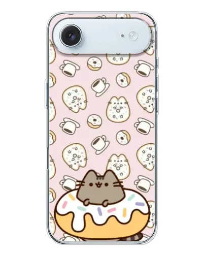 Чехол для iPhone 17 Air с картинкой «Пушин на пончике» Чехол для iPhone 17 Air с картинкой «Пушин на пончике»