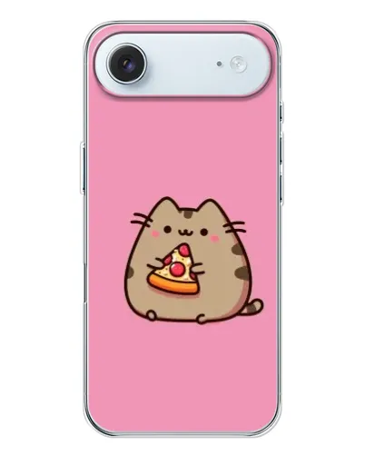 Чехол для iPhone 17 Air с картинкой «Пушин с пиццей» Чехол для iPhone 17 Air с картинкой «Пушин с пиццей»