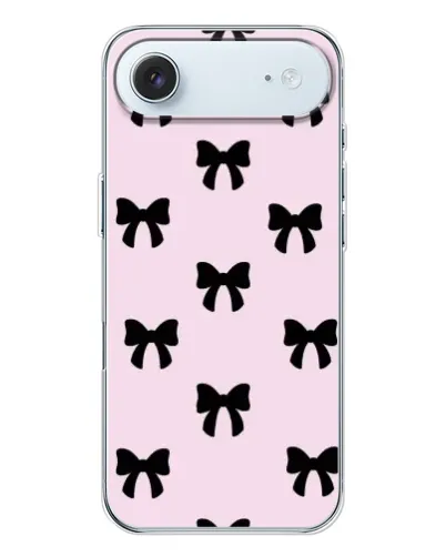 Чехол для iPhone 17 Air с картинкой «Черные банты Coquette» Чехол для iPhone 17 Air с картинкой «Черные банты Coquette»