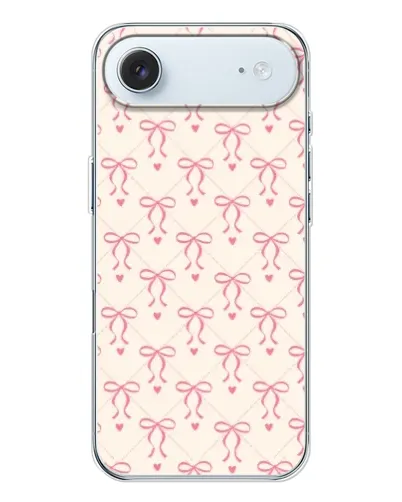 Чехол для iPhone 17 Air с картинкой «Розовые бантики Coquette» Чехол для iPhone 17 Air с картинкой «Розовые бантики Coquette»