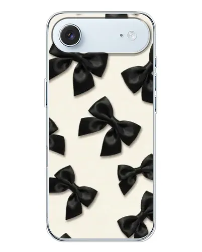 Чехол для iPhone 17 Air с картинкой «Черные бантики» Чехол для iPhone 17 Air с картинкой «Черные бантики»