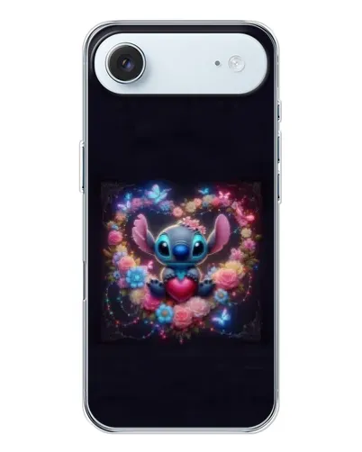 Чехол для iPhone 17 Air с картинкой «Stitch в цветах»
