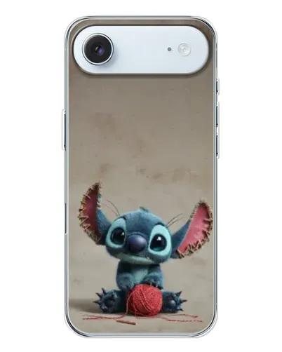 Чехол для iPhone 17 Air с картинкой «Стич на коричневом фоне»