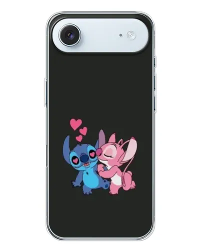Чехол для iPhone 17 Air с картинкой «Анжел целует Стича»