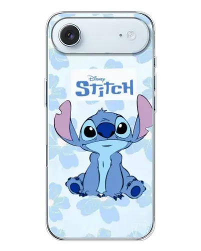 Чехол для iPhone 17 Air с картинкой «Stitch среди цветов»