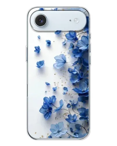 Чехол для iPhone 17 Air с картинкой «Голубой цветочный каскад» Чехол для iPhone 17 Air с картинкой «Голубой цветочный каскад»