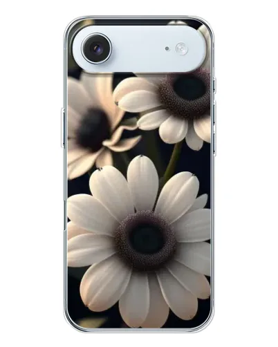 Чехол для iPhone 17 Air с картинкой «Белые маргаритки макро» Чехол для iPhone 17 Air с картинкой «Белые маргаритки макро»